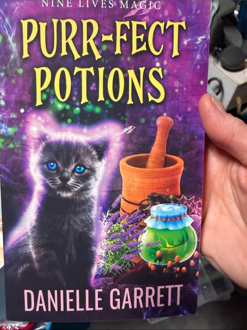 Purr-fect Potions by Danielle Garrett - Purple Cover
